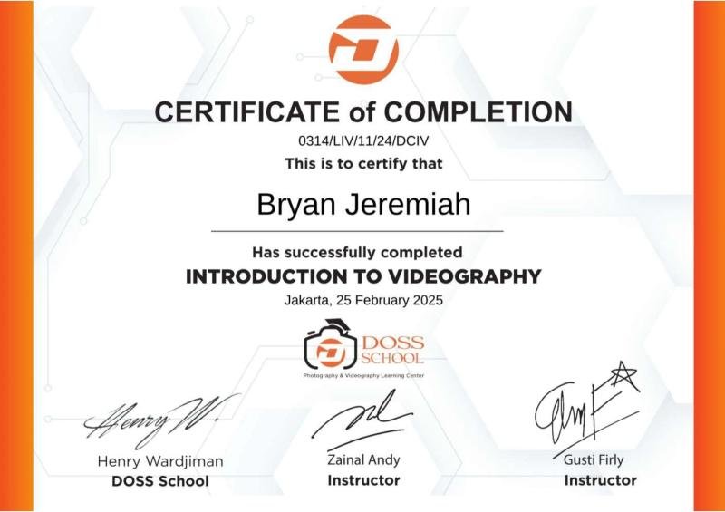 Certificate 1