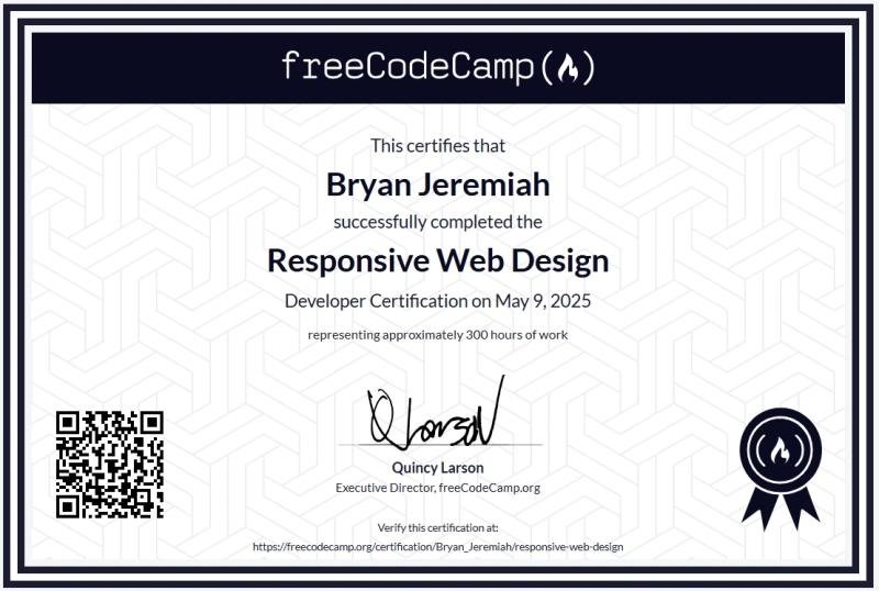 Certificate 5
